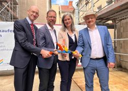 Richtfest Fuer Neues Saaltor In Jena Gefeiert 17